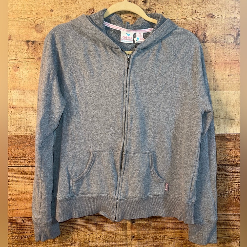 Aero Full Zip Vintage Hoodie Jacket